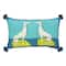 Jonathan Adler x Michaels 12" x 20" Greyhound Dog Pair Pillow with Tassel